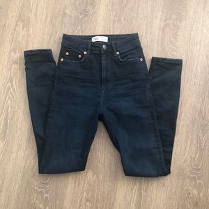 Zara high waisted skinny jeans